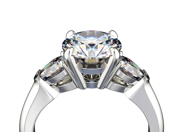 Anello con diamanti — Foto Stock