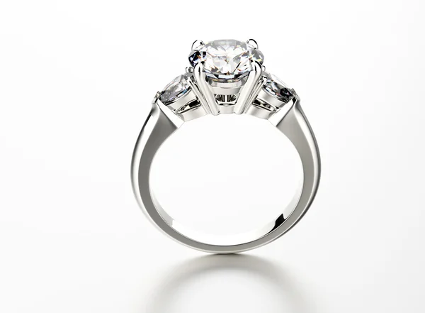 Ring met diamanten — Stockfoto