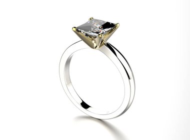 mücevher ile zarif halka