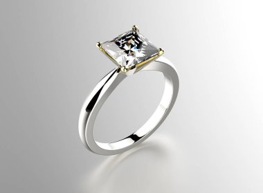 mücevher ile zarif halka