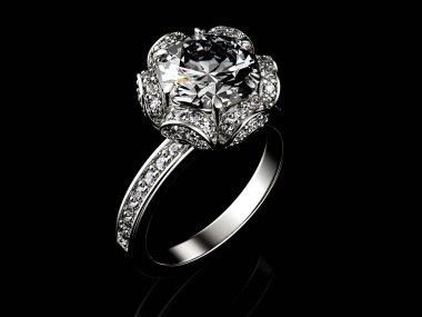 taşlar ile büyük yüzük