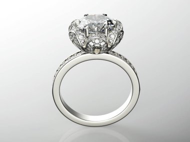 taşlar ile büyük yüzük