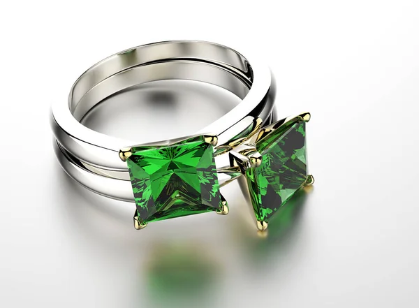 Két elegáns gyűrűk — Stock Fotó