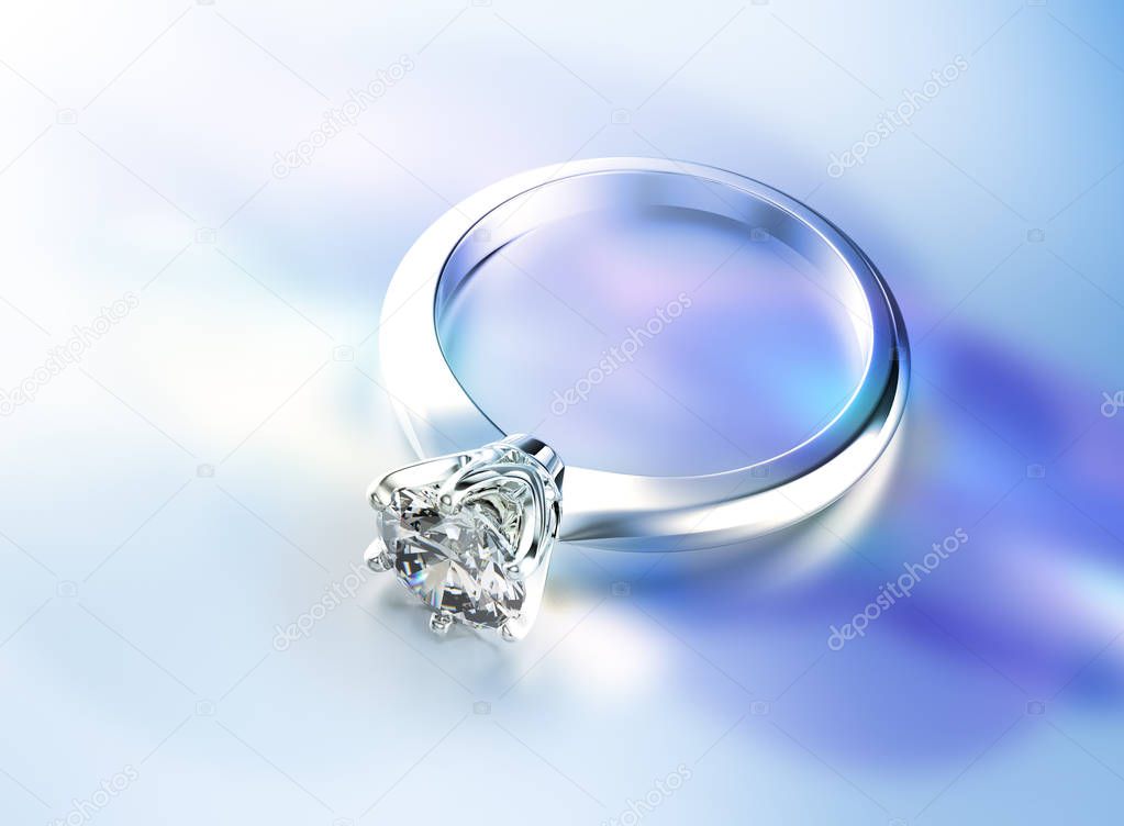 elegant ring with gem