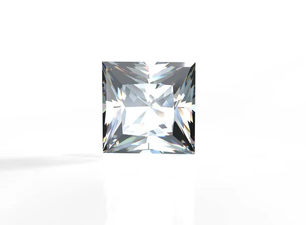 白地のダイヤモンド. — ストック写真
