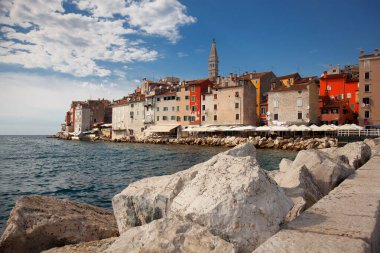 Romantik eski şehir, Rovinj Hırvatistan