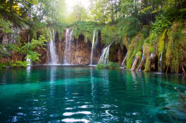 Hırvatistan 'da Plitvice Lakes Ulusal Parkı