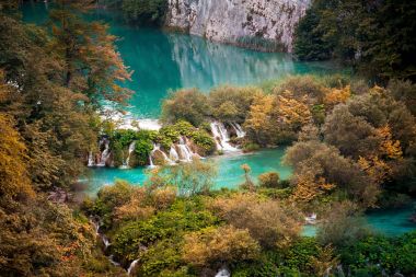 Plitvice Lakes National Park in Croatia clipart