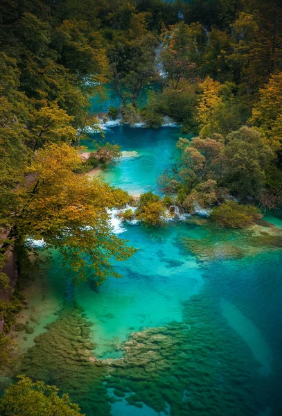 Parque Nacional dos Lagos de Plitvice na Croácia — Fotografia de Stock