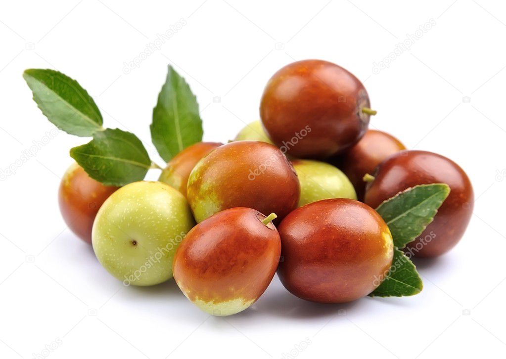 Jujube fruits close up