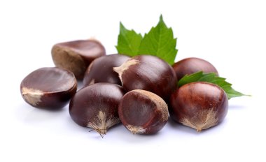 kestane ile yapraklar 