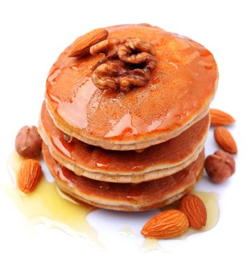 Akçaağaç şuruplu krep.