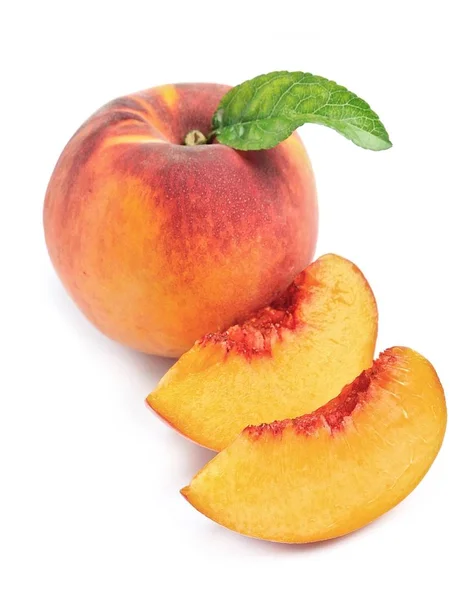 Sweet peach isolates — Stock Photo, Image