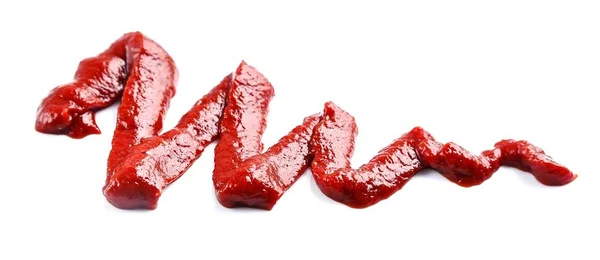 Tomatoes paste isolated closeup. — Stock Photo, Image