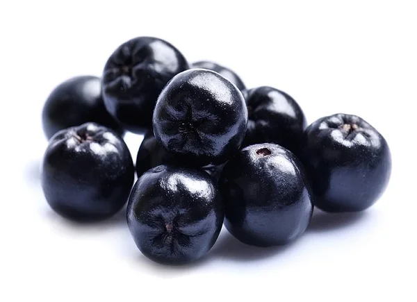 Black aronia berries. — Stock Photo, Image
