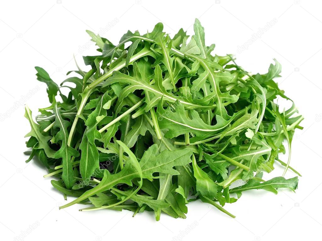 Arugula salad close up