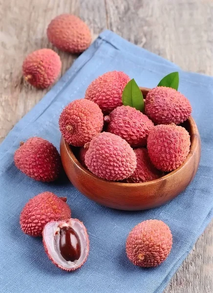 Tatlı lychees meyve — Stok fotoğraf