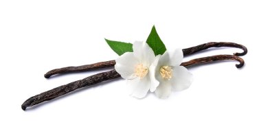 Vanilya çubukları yakın çekim.