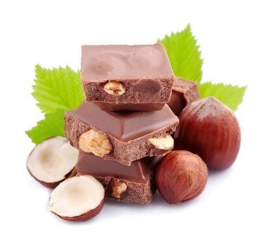 çikolata fındık ile .