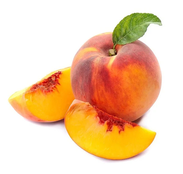 Персиковые фрукты близко  . — стоковое фото