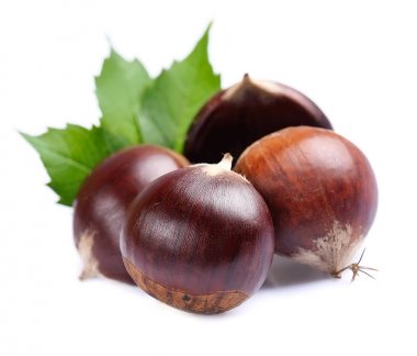 Chestnuts close up . clipart