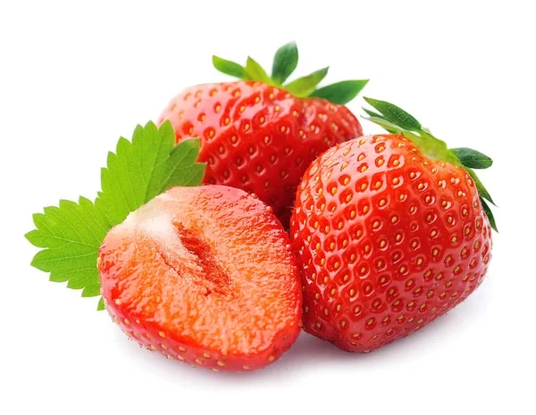 Süße Erdbeere Nahaufnahme. — Stockfoto