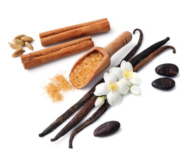baharat beyaz izole.