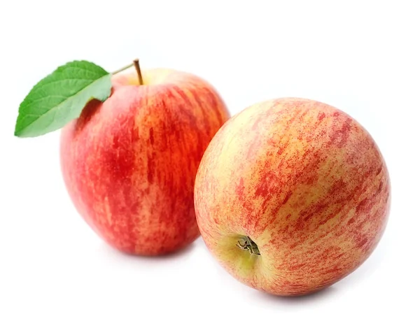 Reife Äpfel isoliert . — Stockfoto