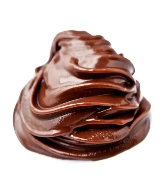 Krem çikolata. Çikolatalı Mus. — Stok fotoğraf