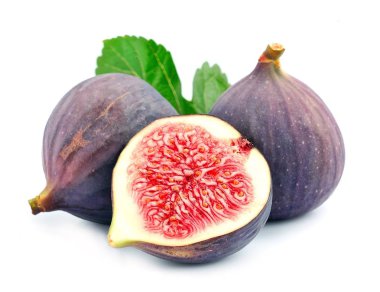 Taze incir yaprakları ile.