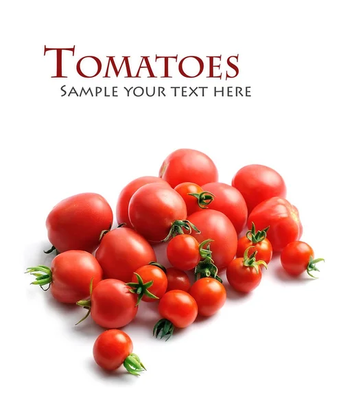 Tomatoes vegetables close up. — Stock Photo, Image