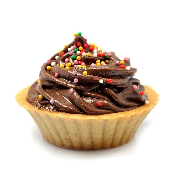 Sabrosos cupcakes de chocolate  . — Foto de Stock