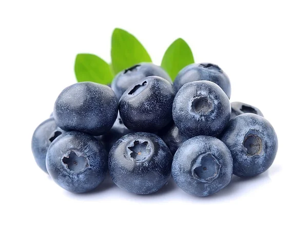 Blueberries on white backgrounds. — Stock Photo, Image