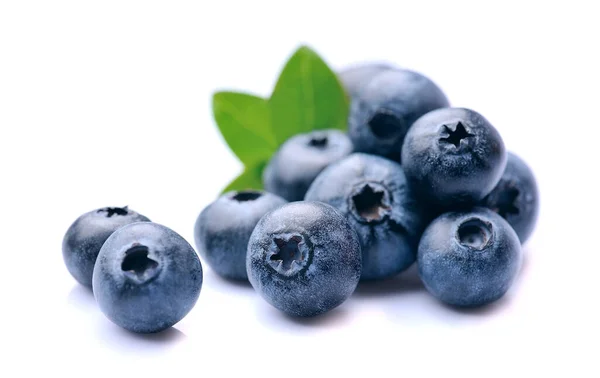 Blueberry Macro Isolated White Backgrounds — Stock Photo, Image
