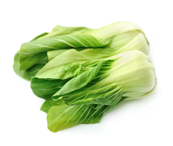 Fresh Pak Choi Cabbage White Backgrounds — Stock Photo, Image