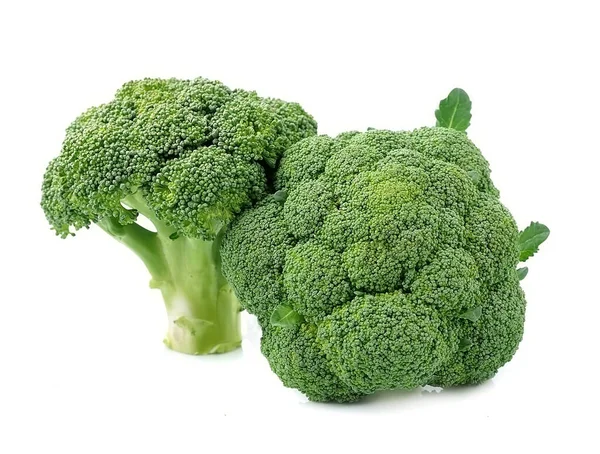 Broccoli Vegetables Closeup White Backgrounds — Stock Photo, Image