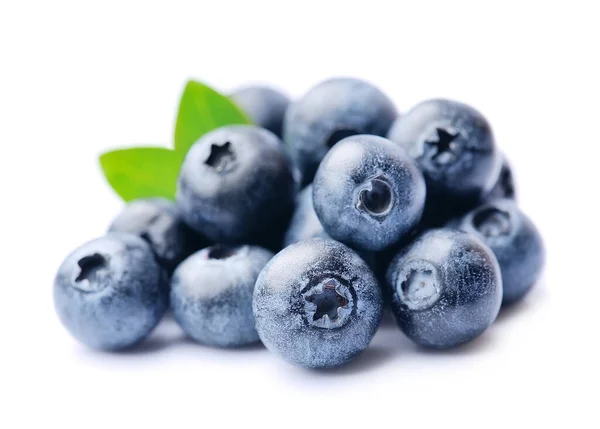 Blueberry Macro Isolated White Backgrounds — Stock Photo, Image