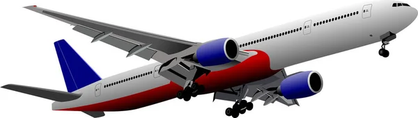 Avión Aire Ilustración Vectorial — Vector de stock