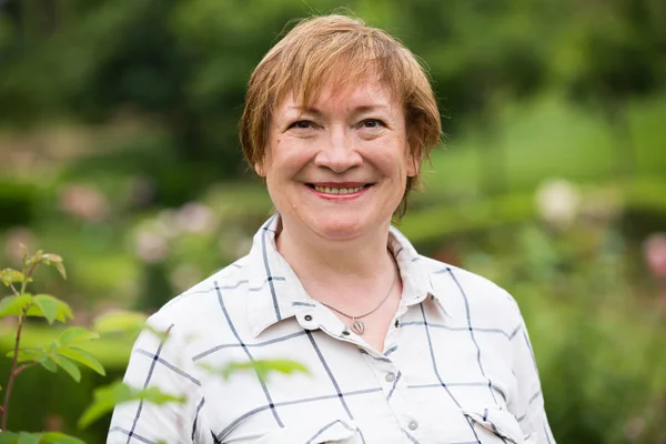 Mature woman portrait — Stock Photo, Image