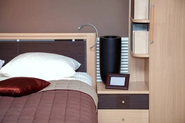 Modern ev iç yatak odası — Stok fotoğraf