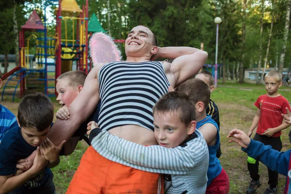 Sommerspaß im Camp — Stockfoto