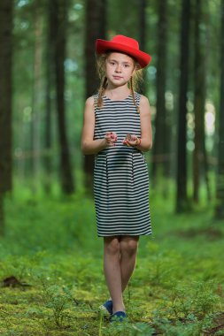 Yaz aylarında orman yürüyüş