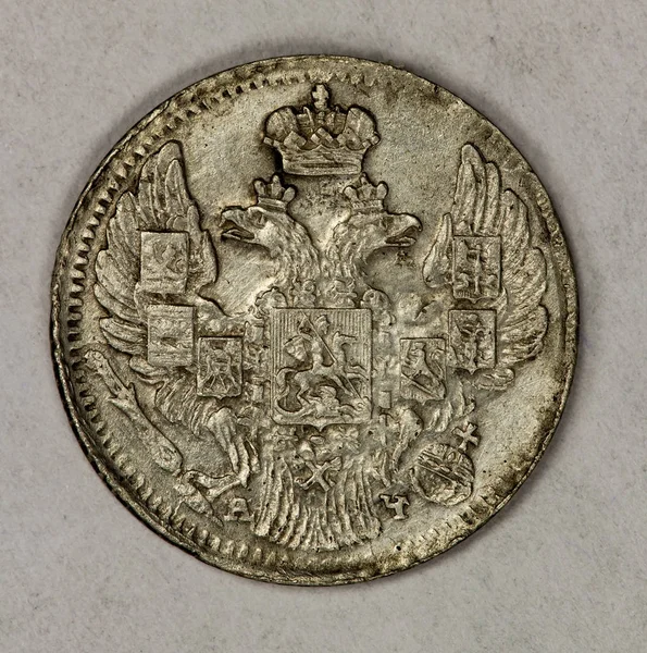 Ancient silver coin of Russia