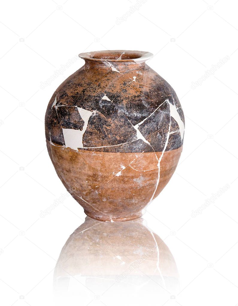 destroyed ancient amphoras
