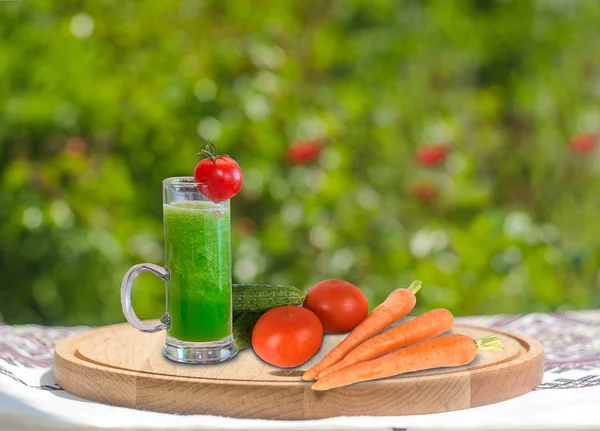 Coquetel de vitamina com verduras — Fotografia de Stock
