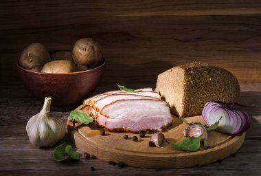 domuz yağı ve ekmek