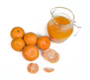 mandalina ve meyve suyu