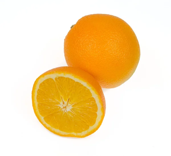 Orange auf weiß — Stockfoto