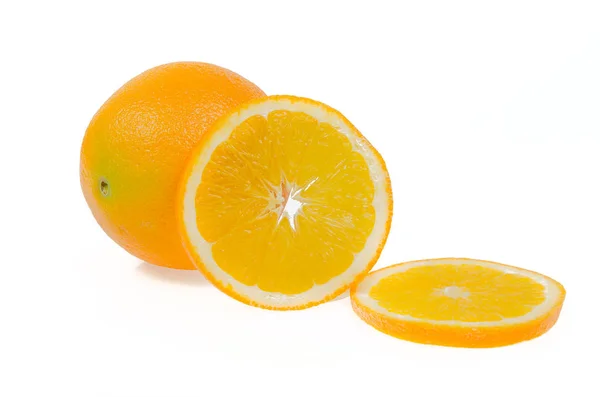 Orange auf weiß — Stockfoto