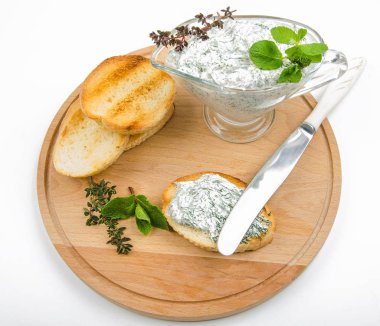 baget ile krem peynir